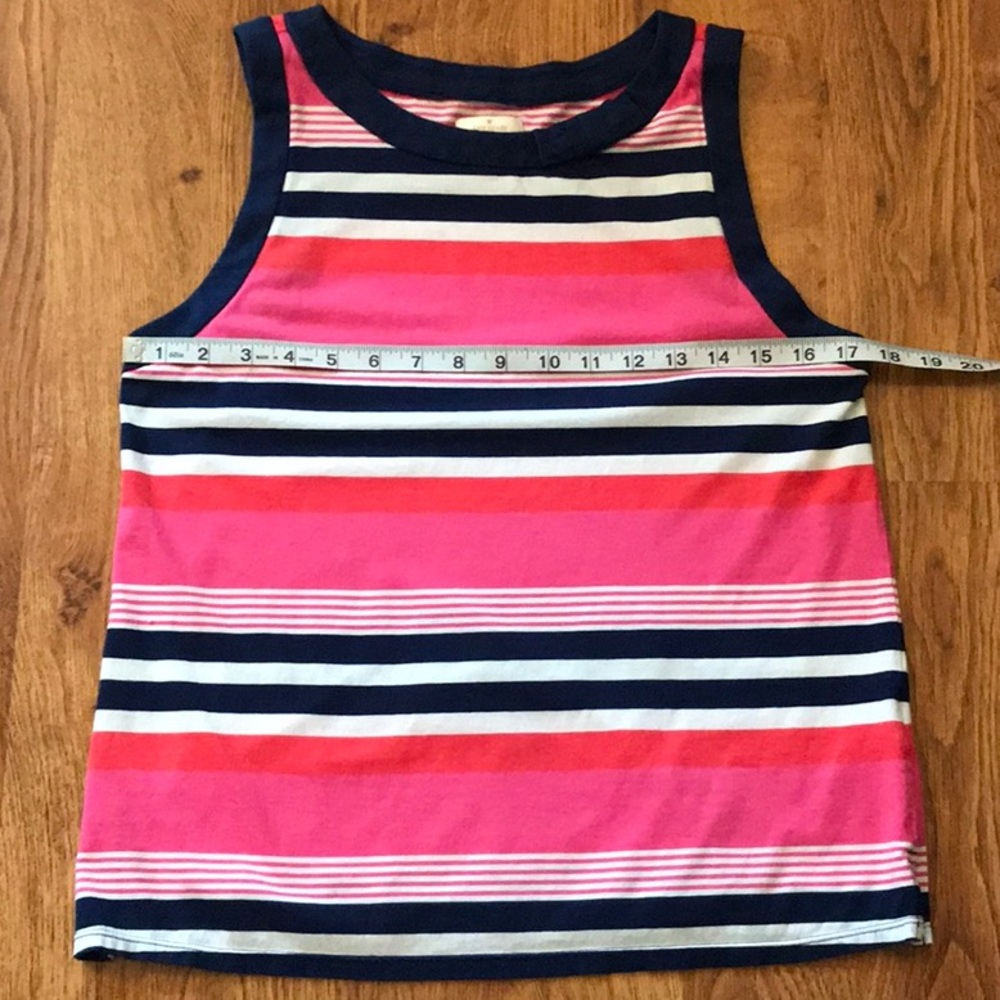 Kate Spade Pink and Navy Striped Pajama Set - Picture 8 of 12